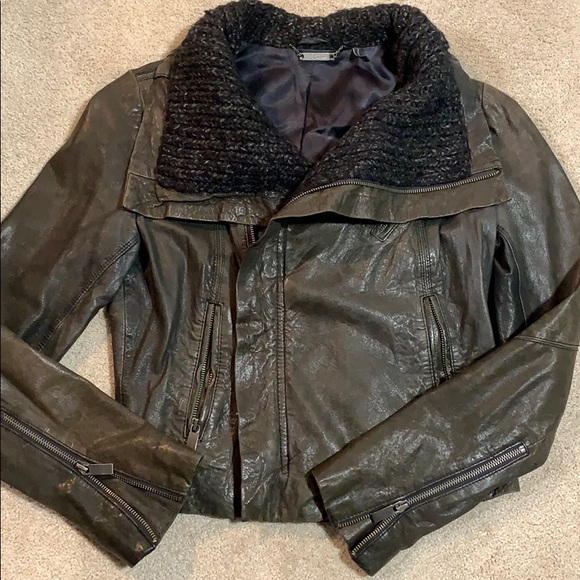 Line Leather Jacket - Picture 1 of 9